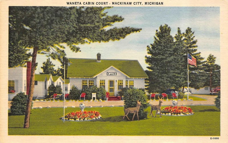 Waneta Cabin Court - Vintage Postcard (newer photo)